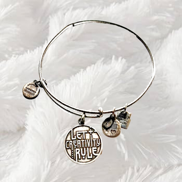 Alex and Ani Jewelry - 👣4/$20. Alex and Ani - LET CREATIVITY RULE - Bracelet